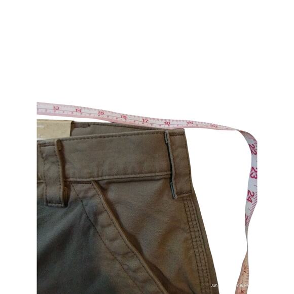 Carhartt Men's Size 38 Loose Original Fit Cargo Carpenter Canvas Work Shorts 10" - Picture 8 of 12